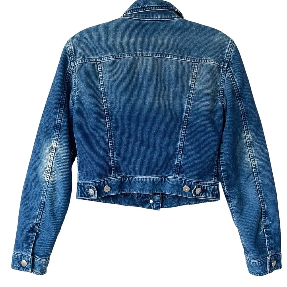 SEE‎ BY CHLOE corduroy blue short jacket